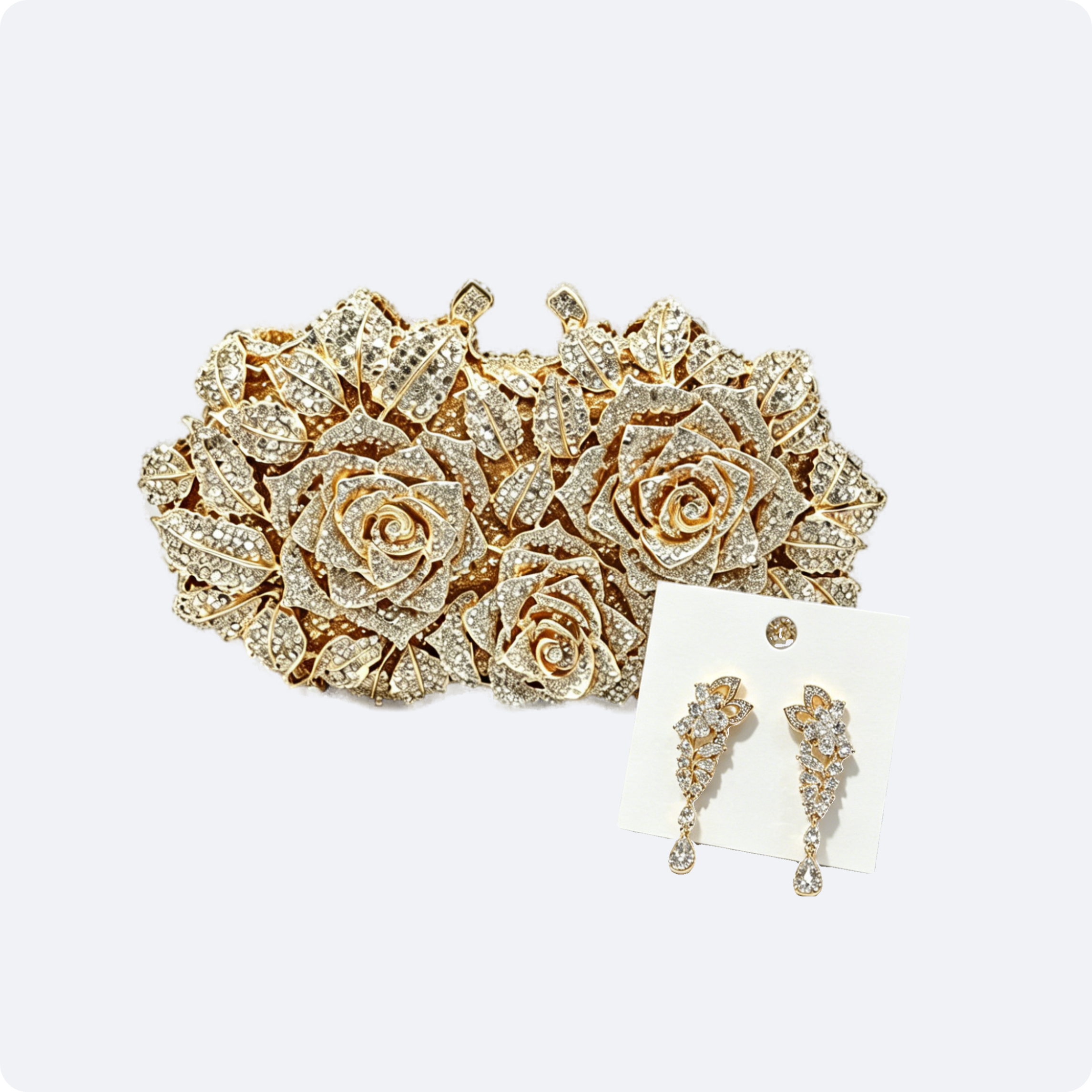 Champagne Rose Evening Set