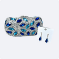 Blue Sapphire Chain Evening Set