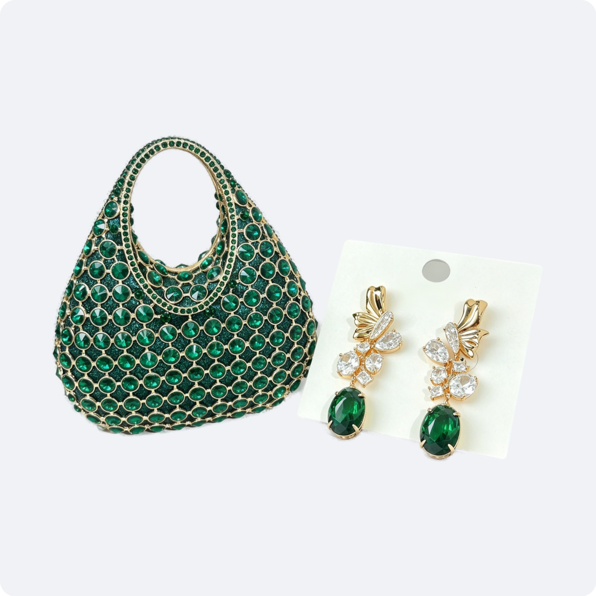 Emerald Handle Evening Set