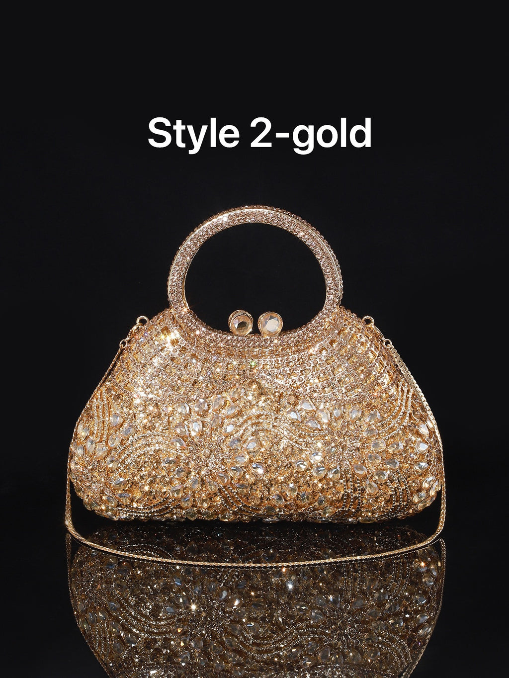 Round Handle Evening Bag