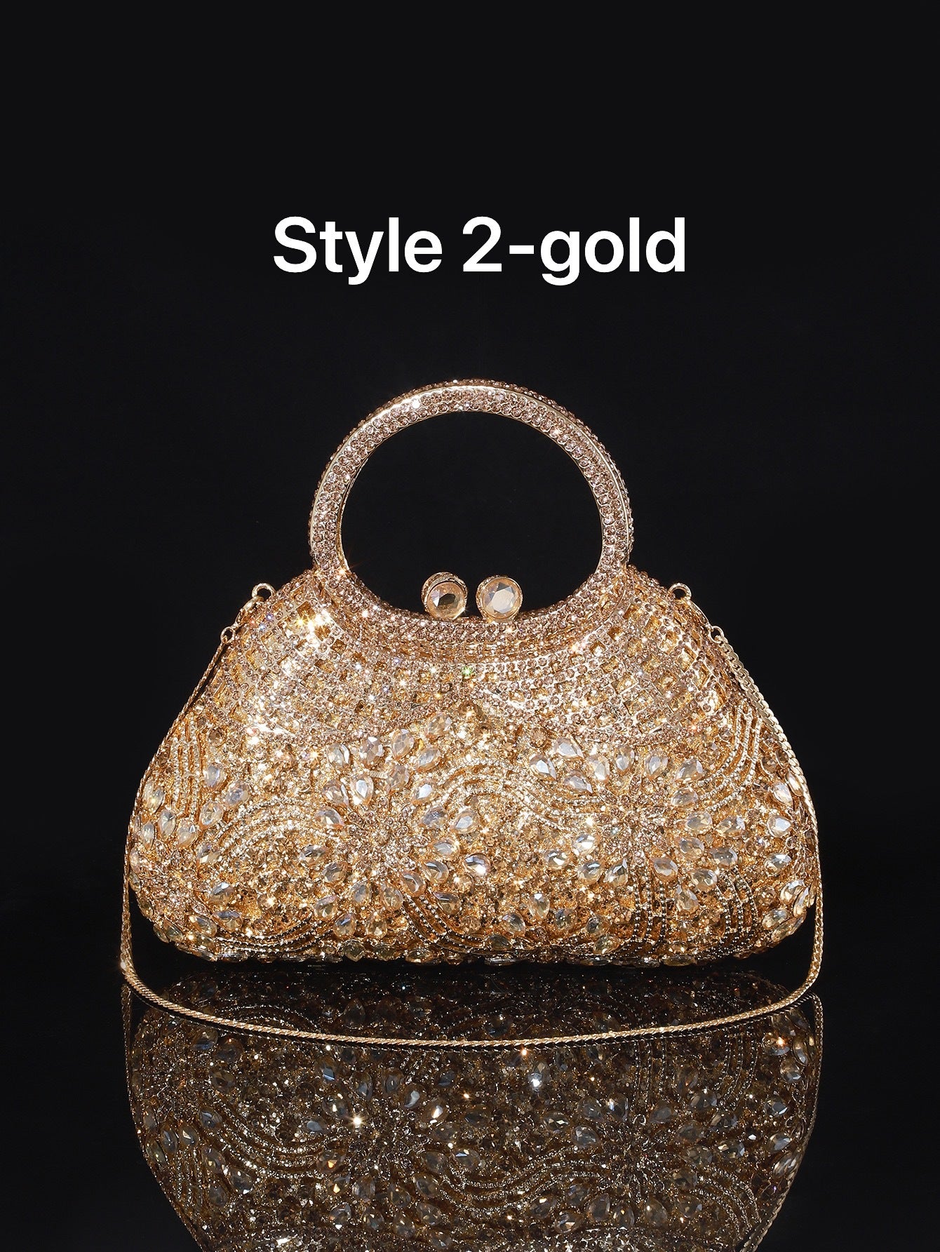 Round Handle Evening Bag