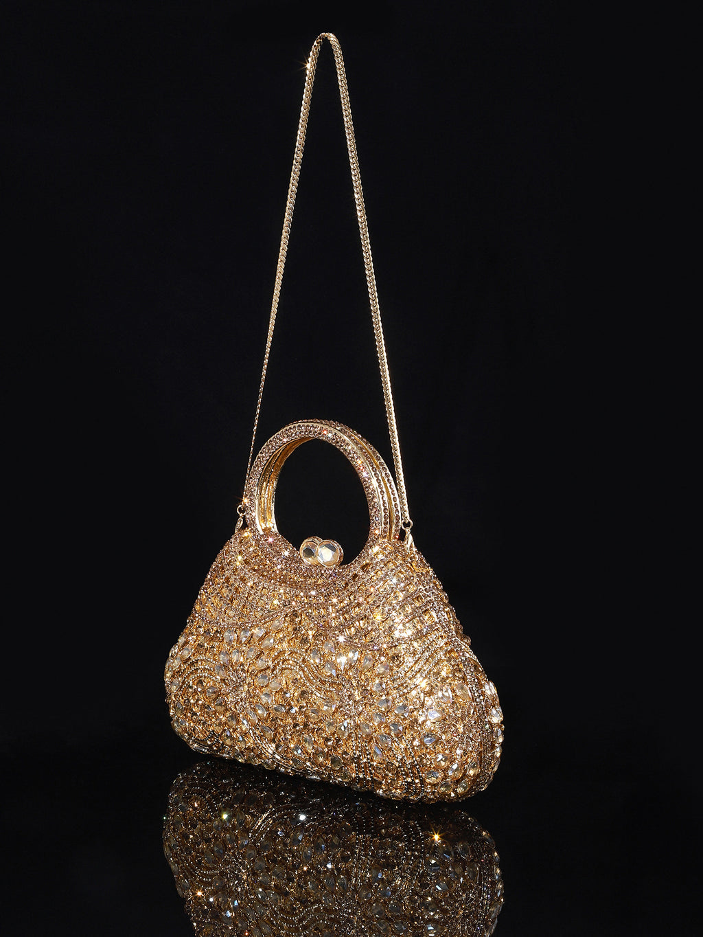 Round Handle Evening Bag