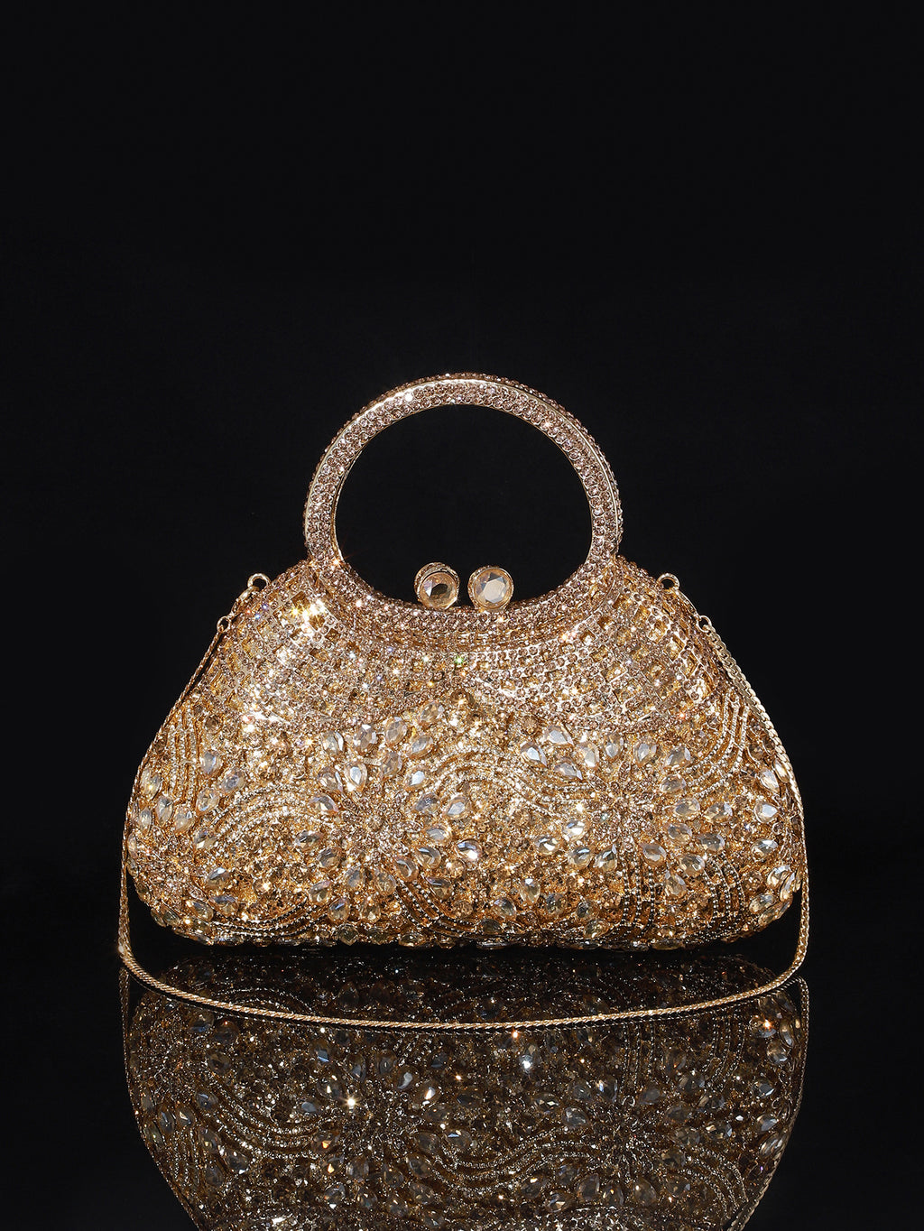 Round Handle Evening Bag