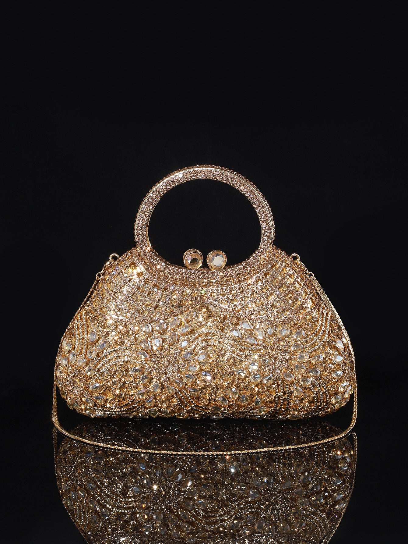 Round Handle Evening Bag