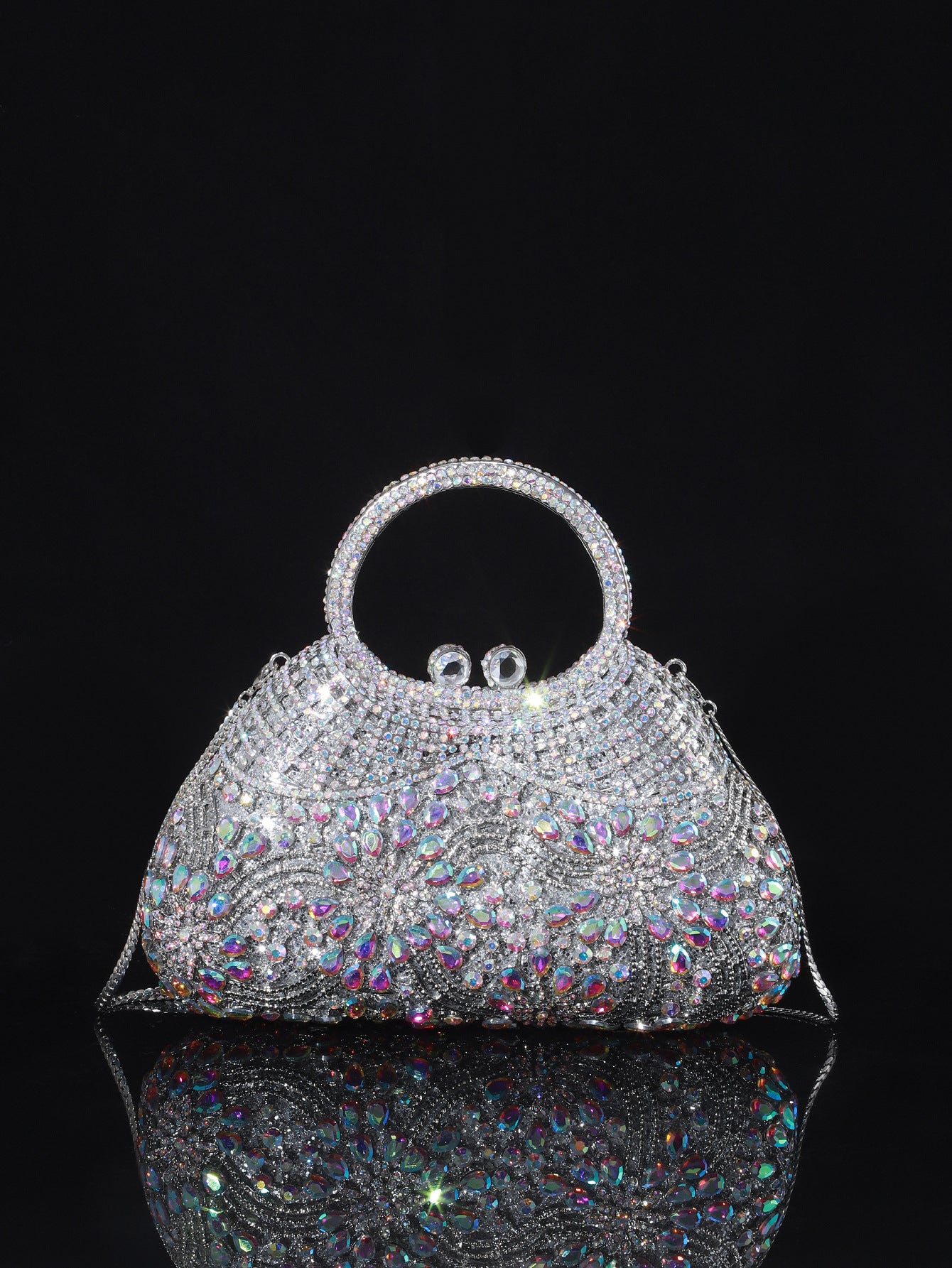Round Handle Evening Bag
