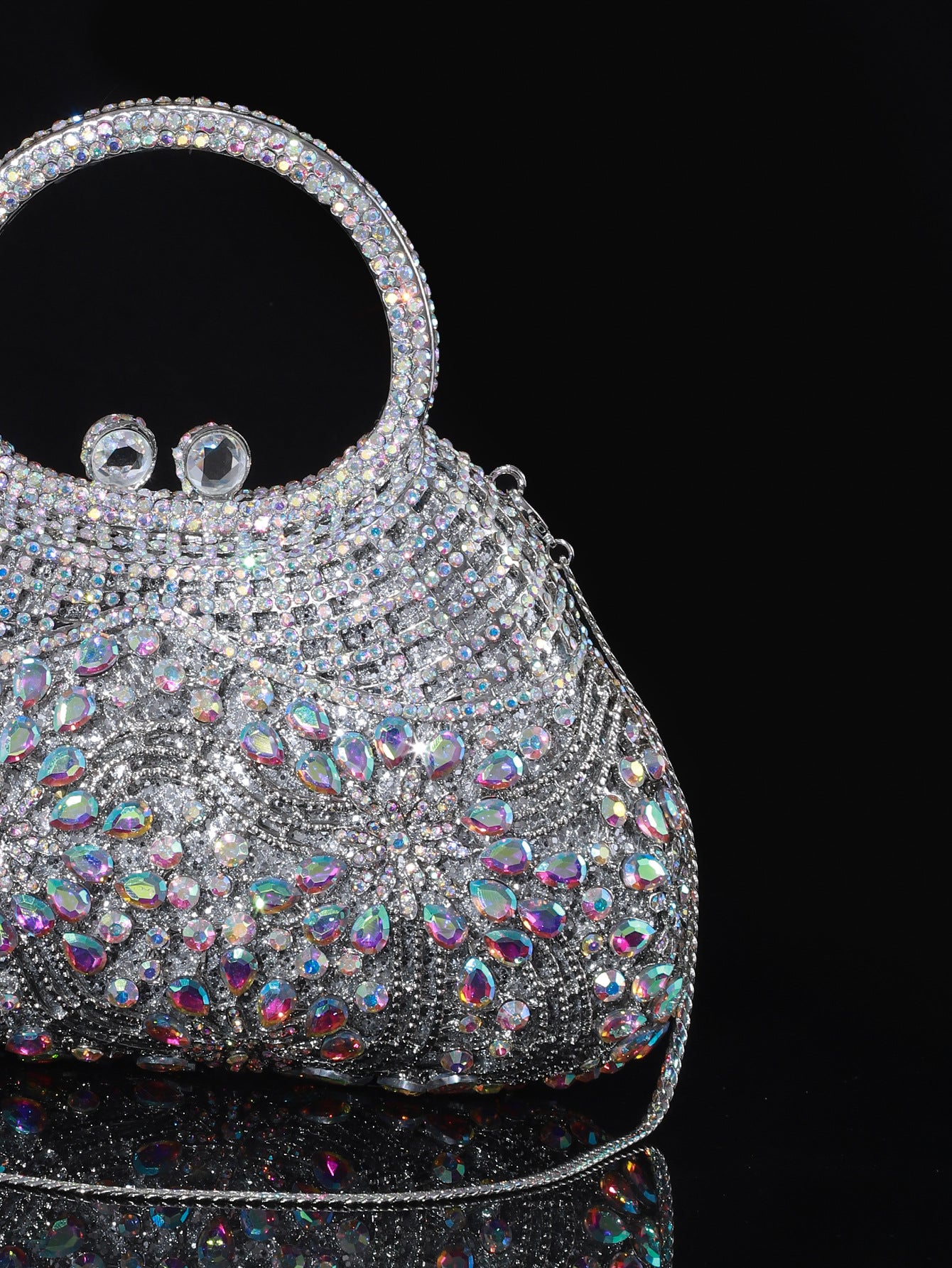 Round Handle Evening Bag