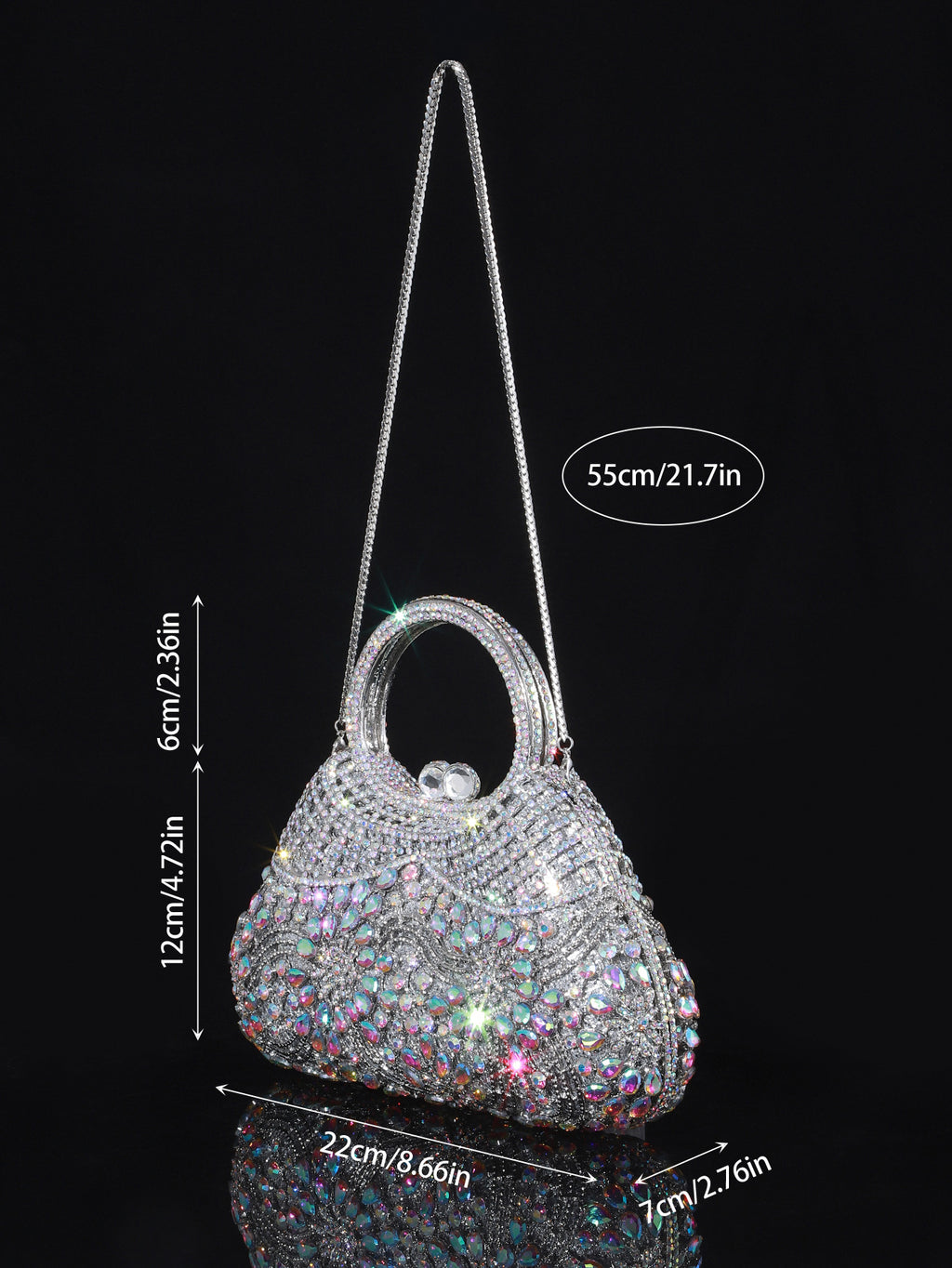 Round Handle Evening Bag