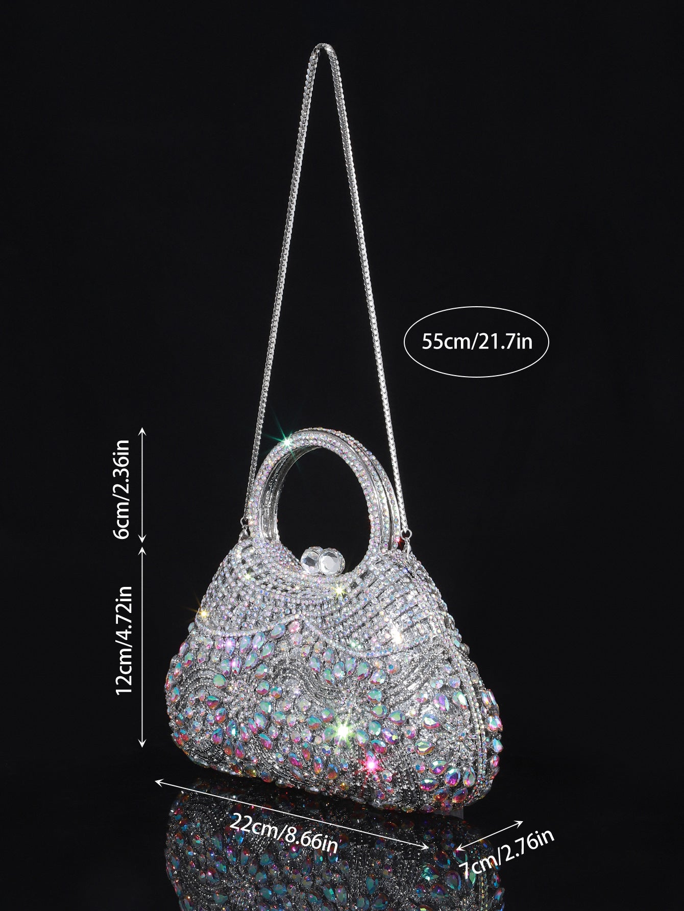 Round Handle Evening Bag