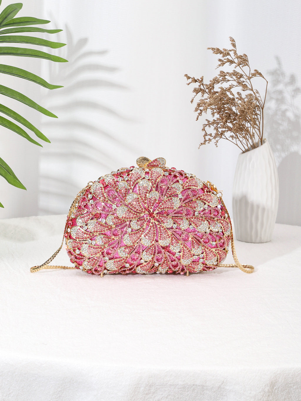 Shell Flower Evening Bag