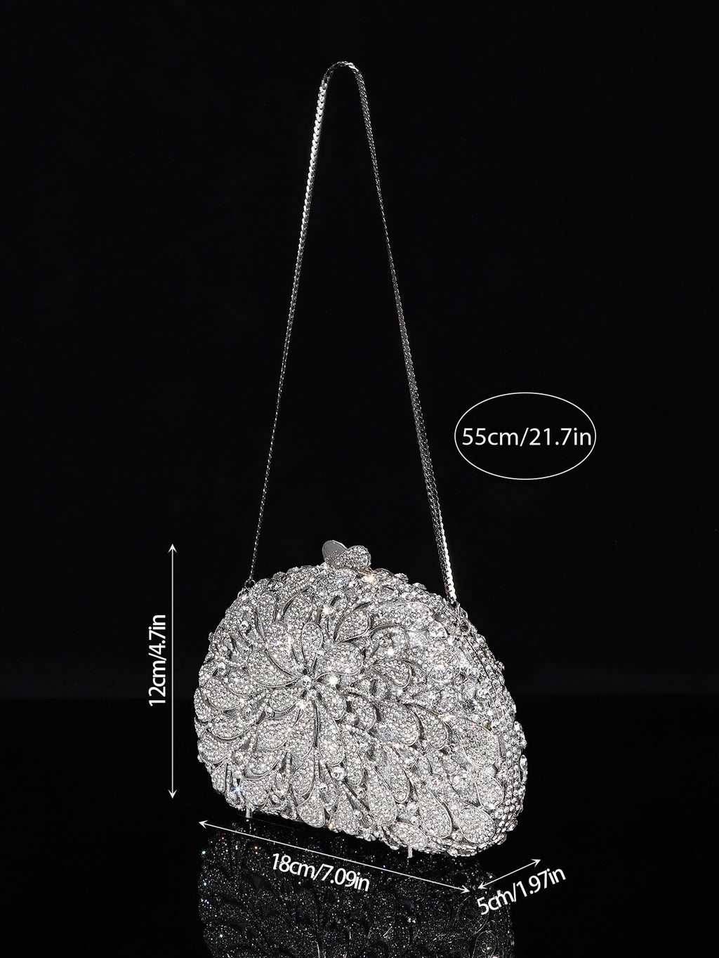 Shell Flower Evening Bag