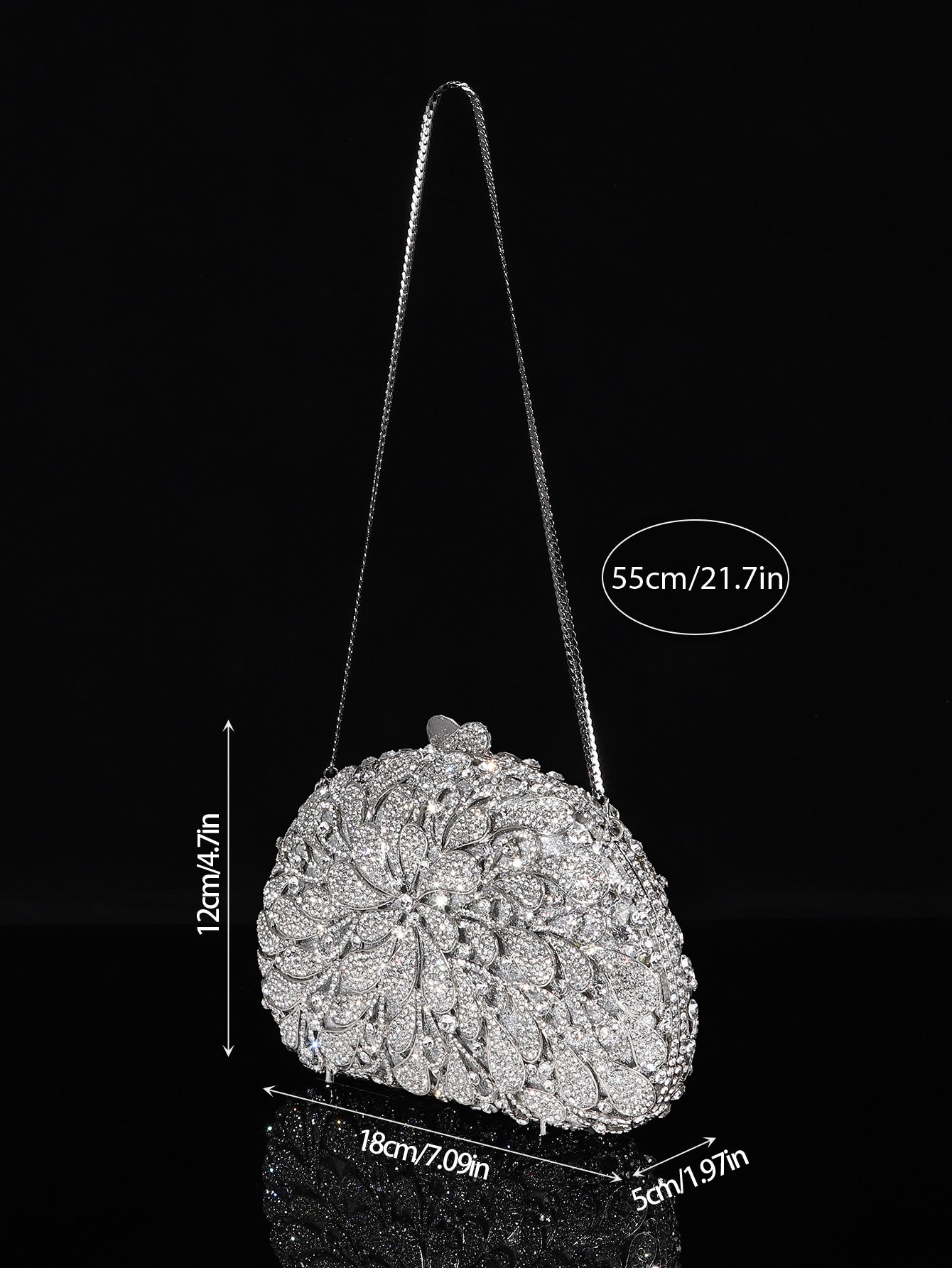 Shell Flower Evening Bag