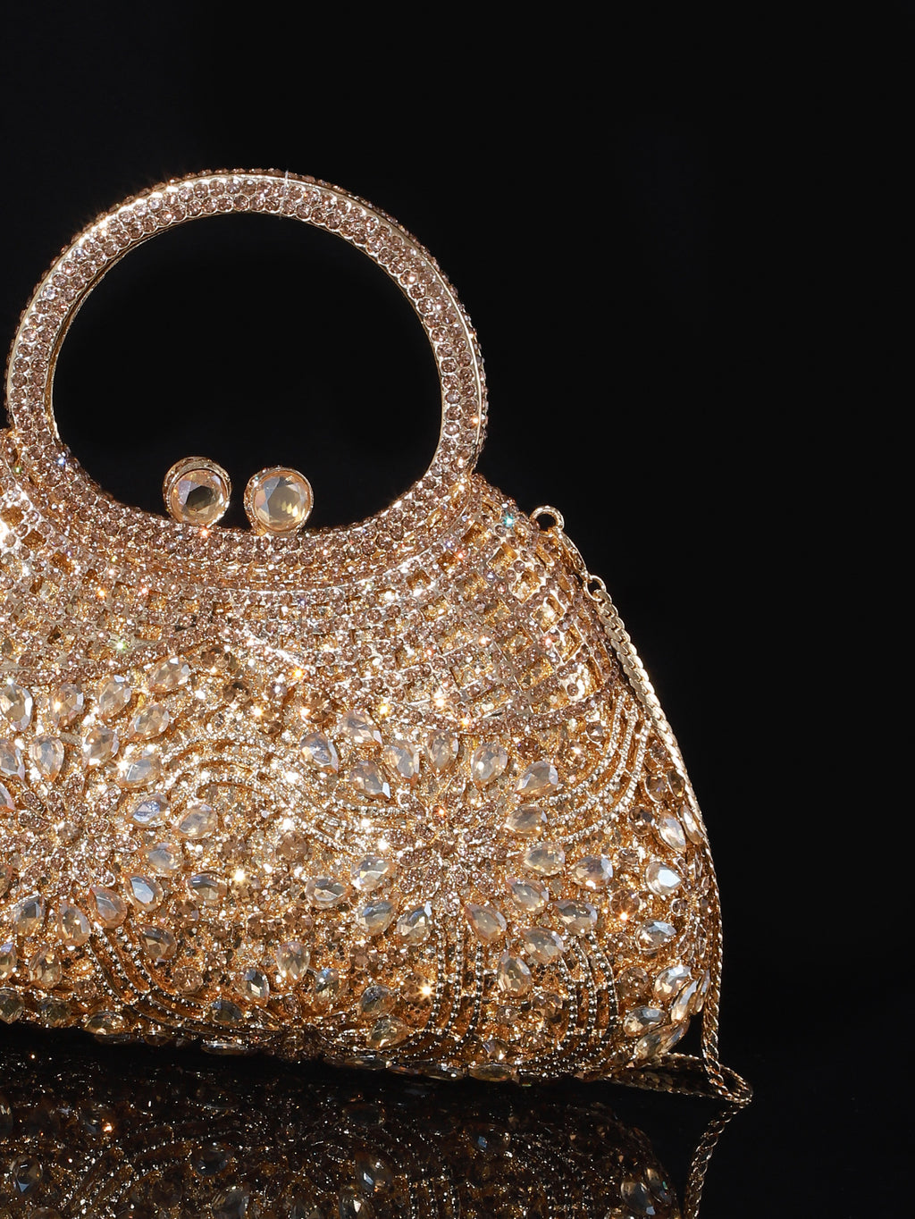 Round Handle Evening Bag