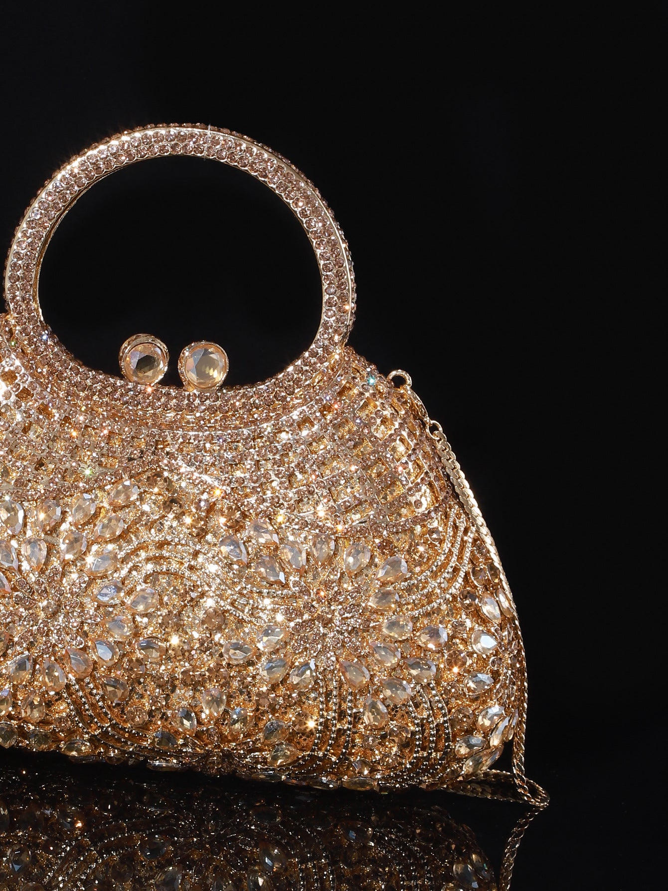Round Handle Evening Bag
