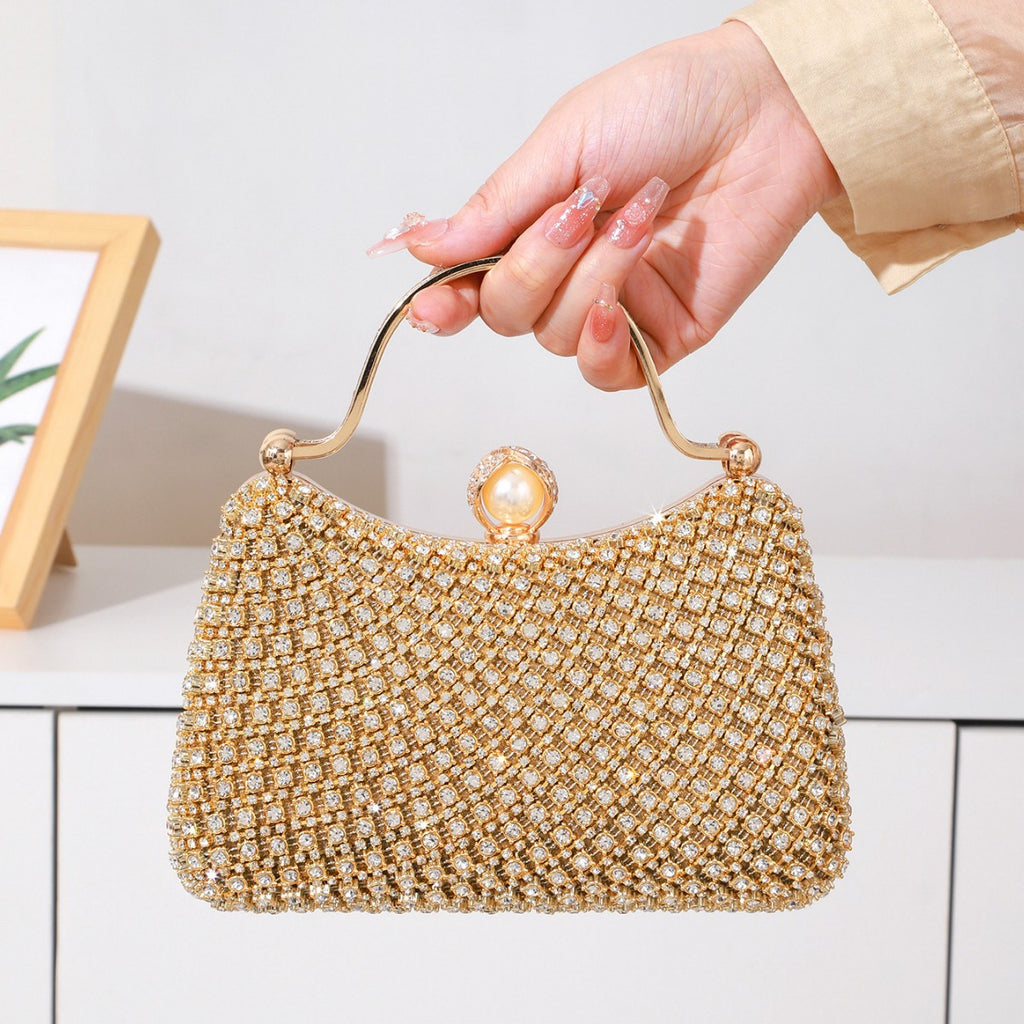 Pearl Handle Evening Bag