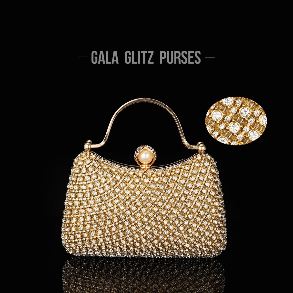 Pearl Handle Evening Bag