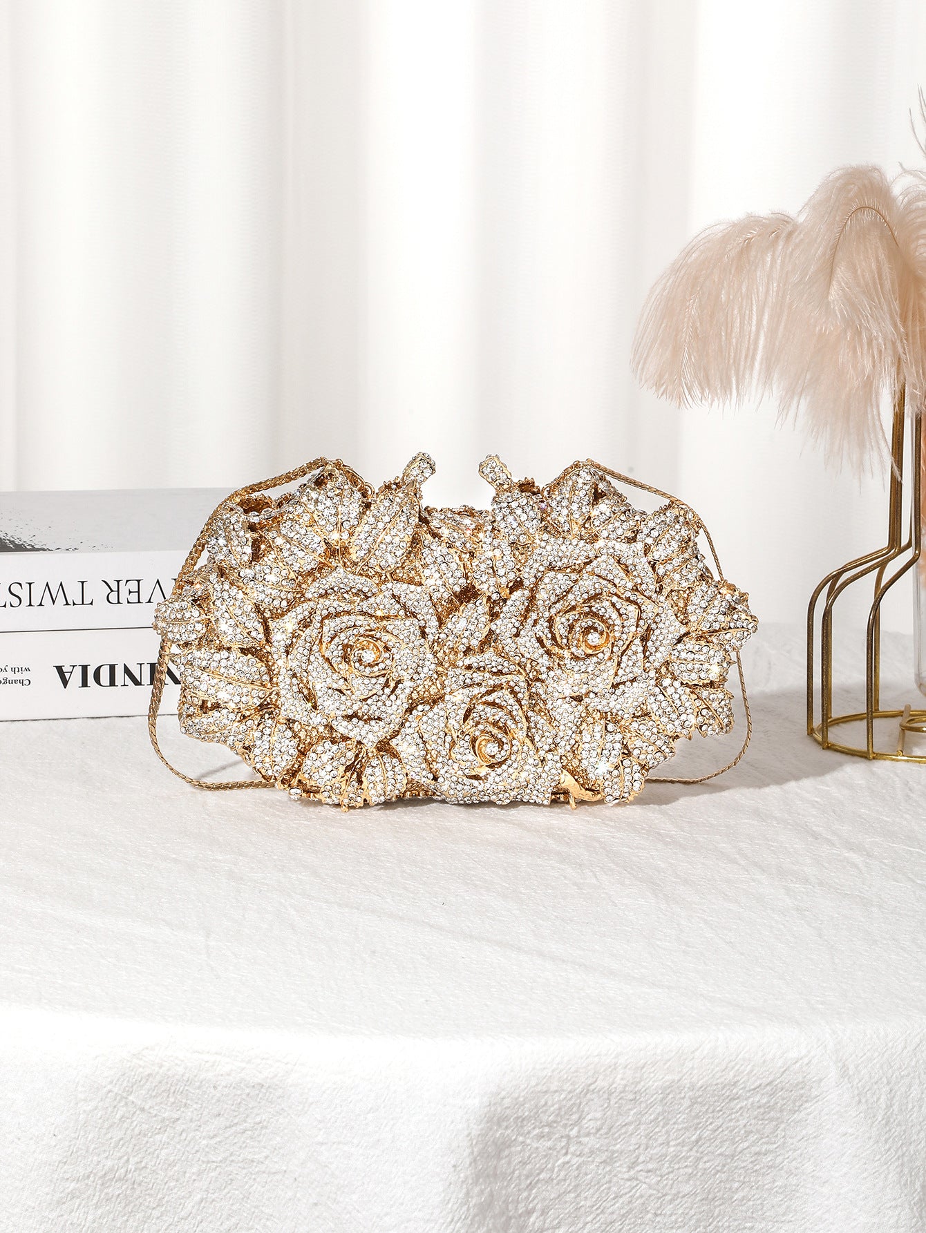 Rose Cluster Evening Bag