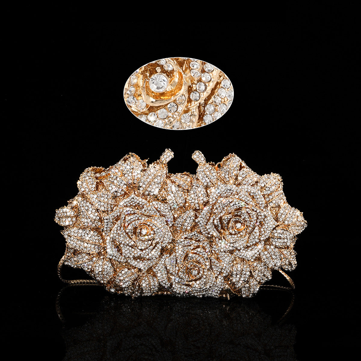 Rose Cluster Evening Bag