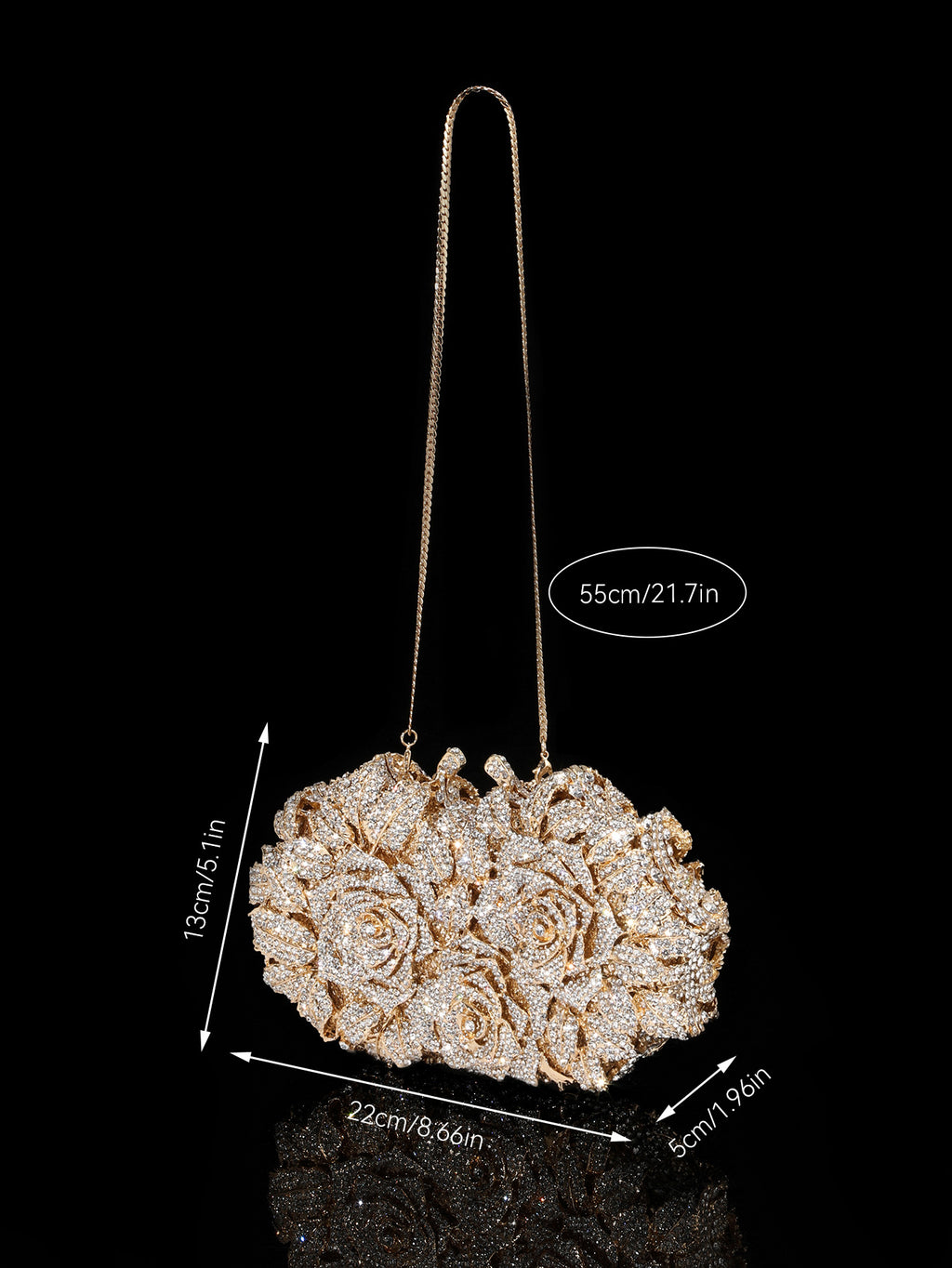 Rose Cluster Evening Bag