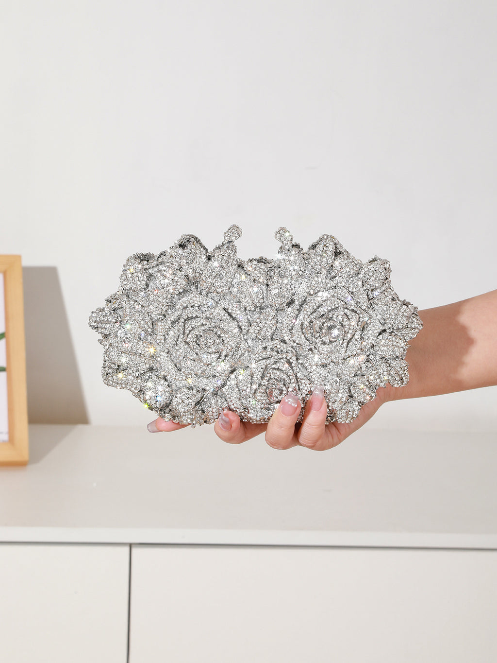Rose Cluster Evening Bag