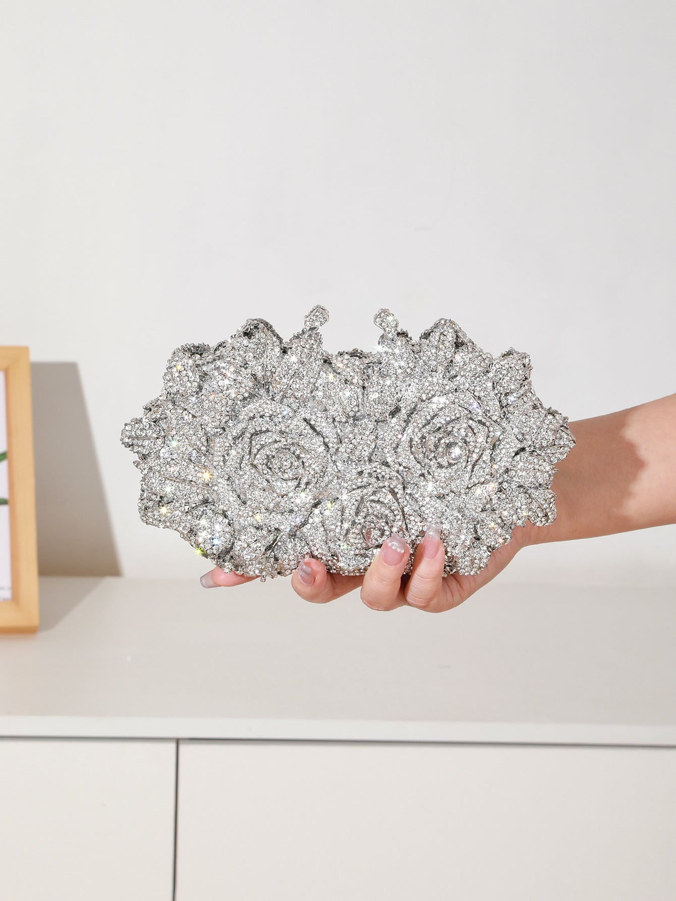 Rose Cluster Evening Bag