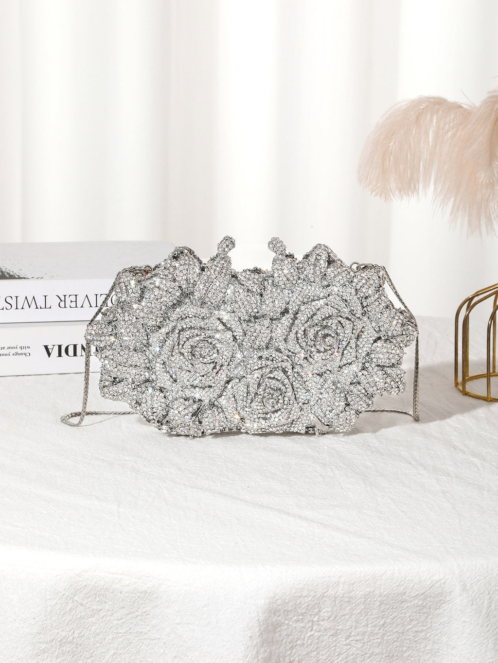 Rose Cluster Evening Bag