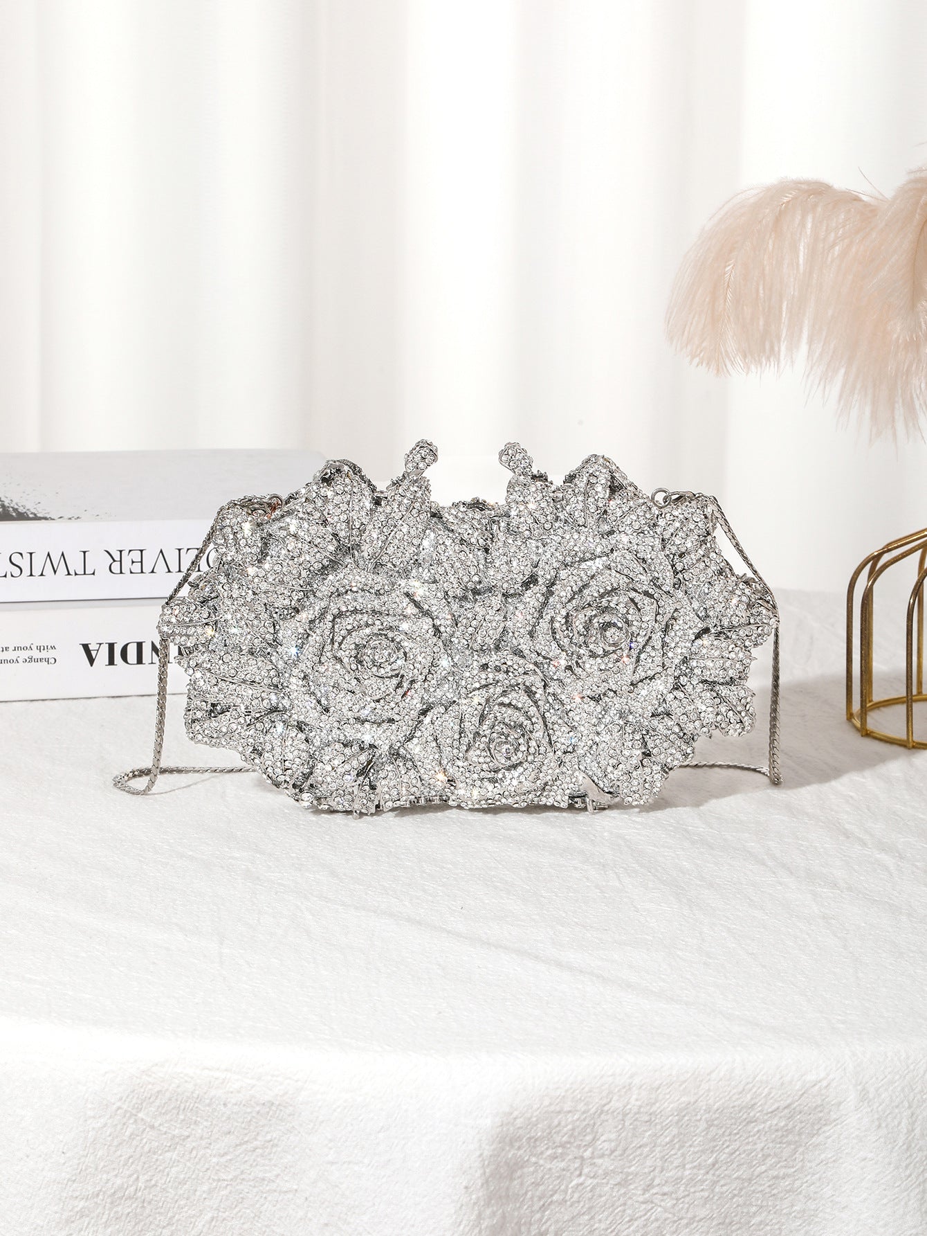 Rose Cluster Evening Bag