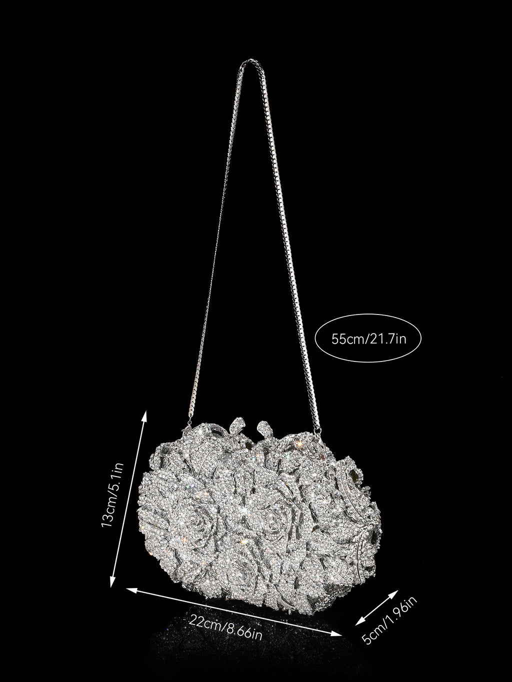 Rose Cluster Evening Bag