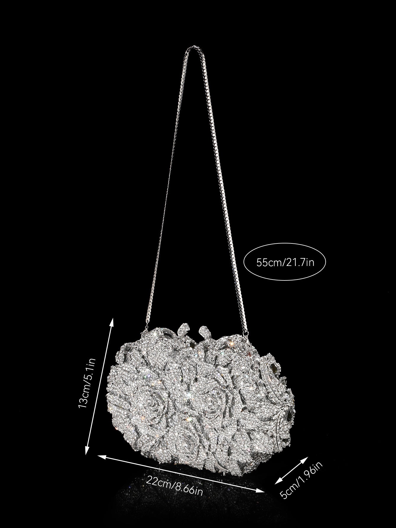 Rose Cluster Evening Bag