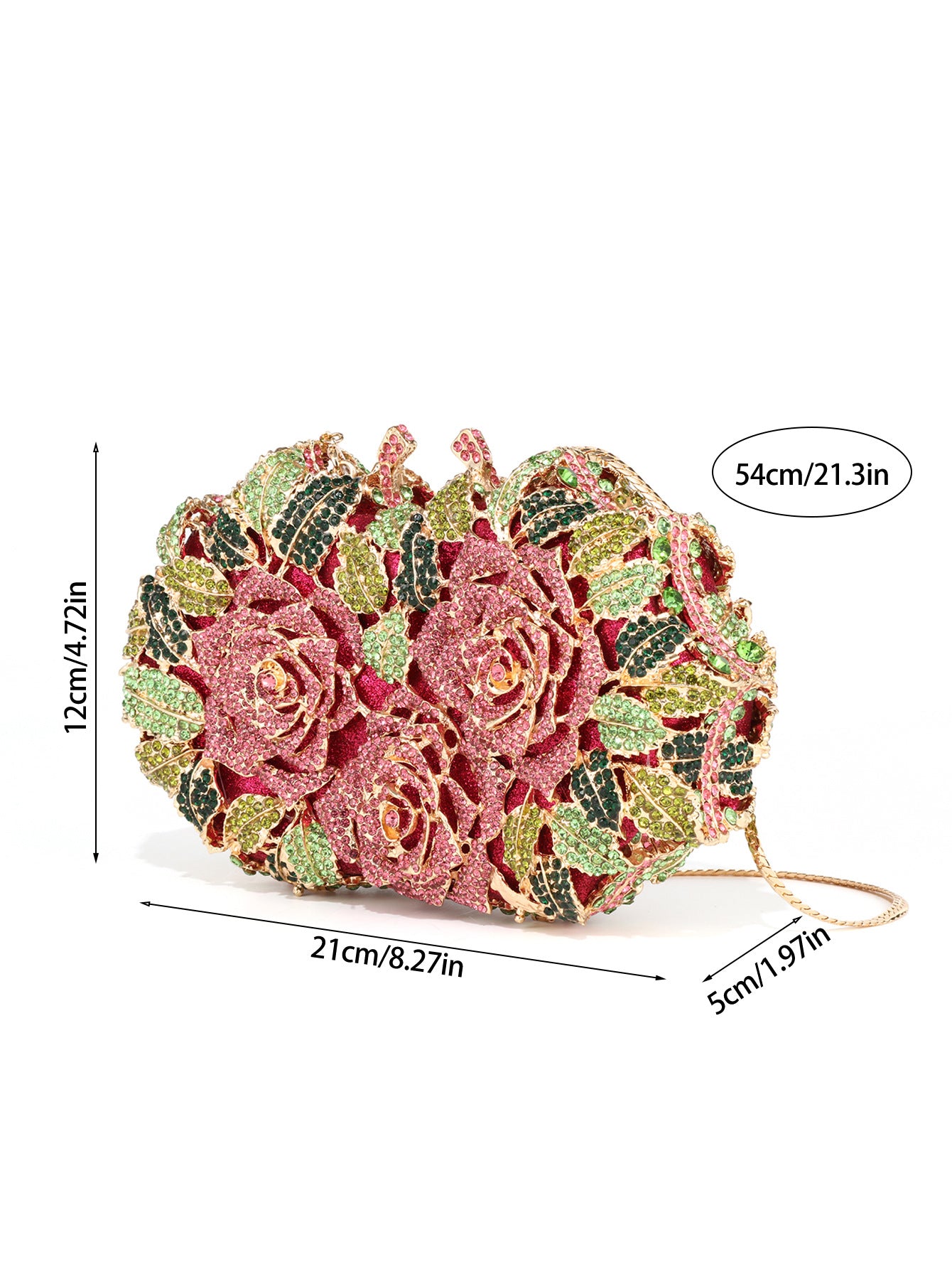 Rose Cluster Evening Bag