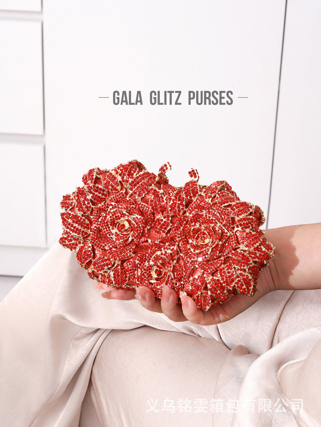 Rose Cluster Evening Bag