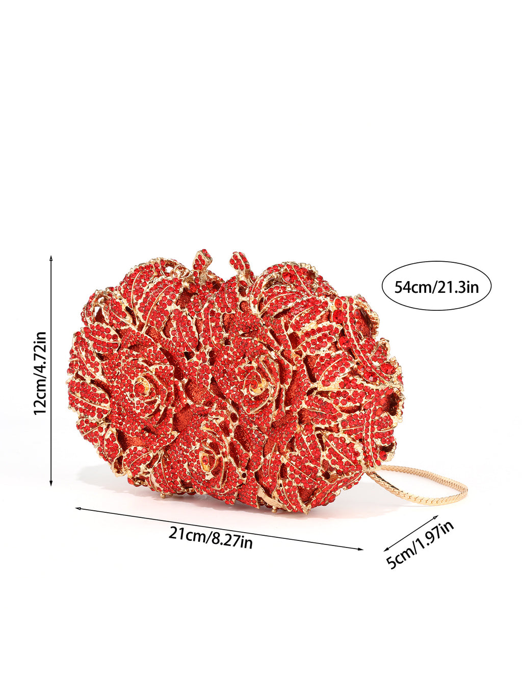 Rose Cluster Evening Bag