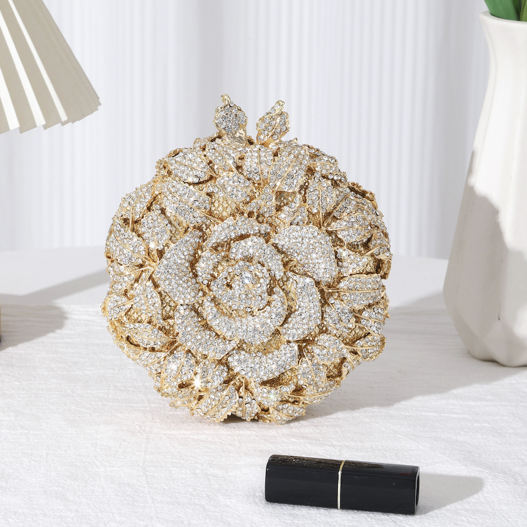 Rose Bloom Evening Bag