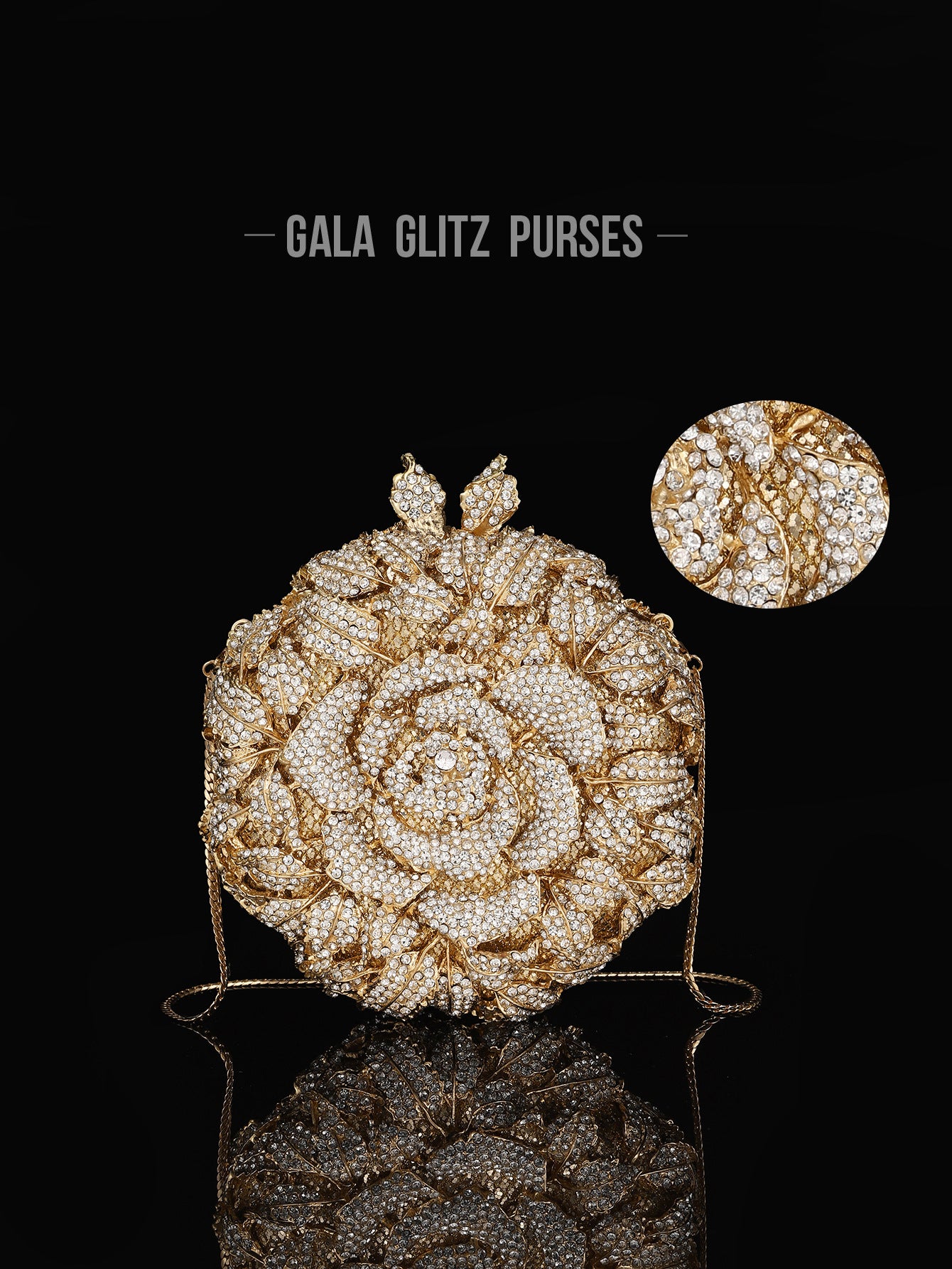Rose Bloom Evening Bag