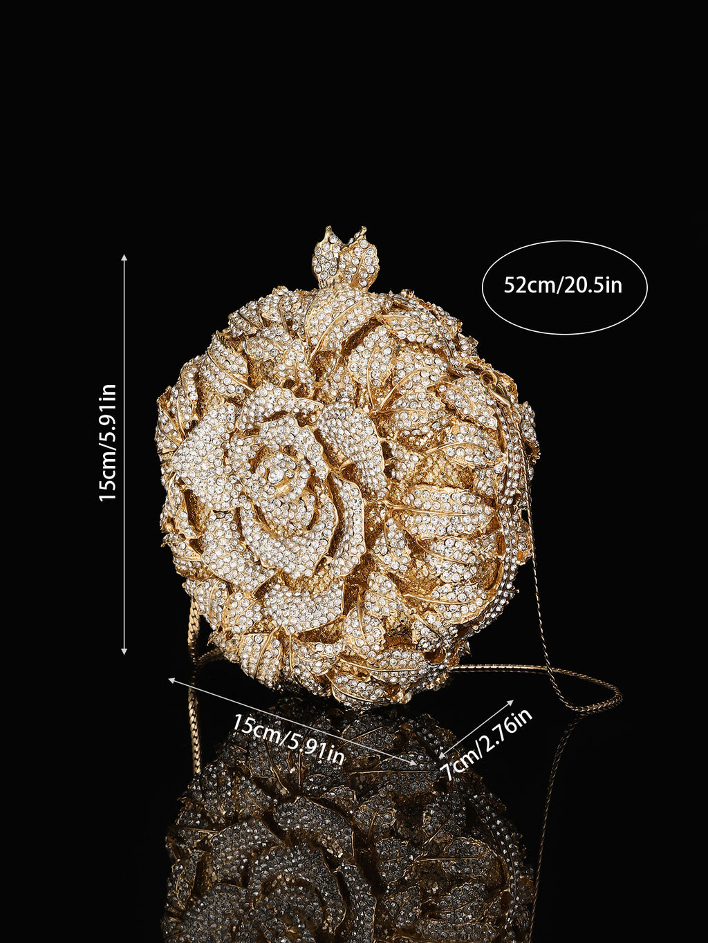 Rose Bloom Evening Bag