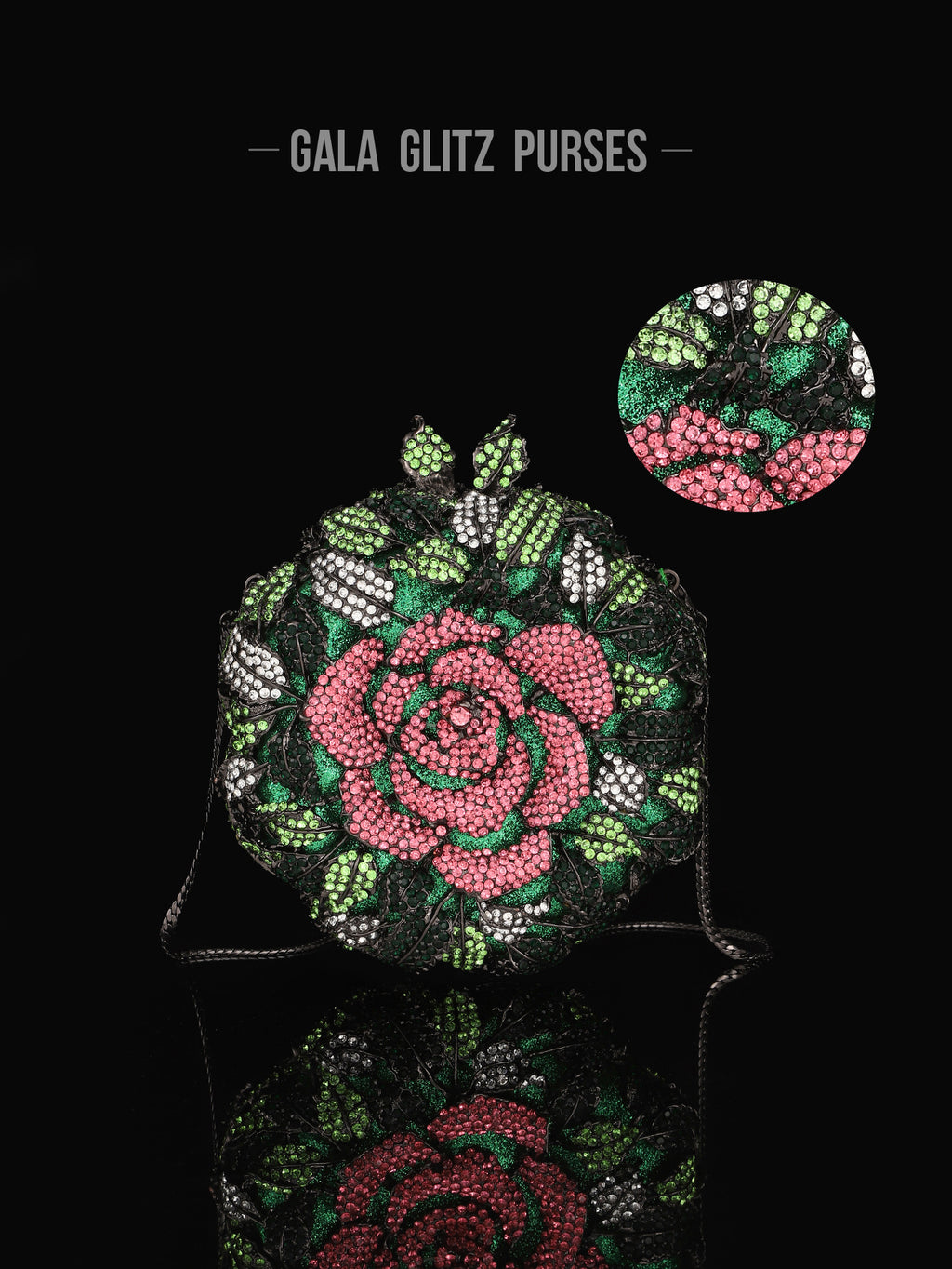 Rose Bloom Evening Bag